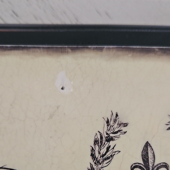 Paris Wall Hook Plaque - Black and Cream - Picture 5 of 7